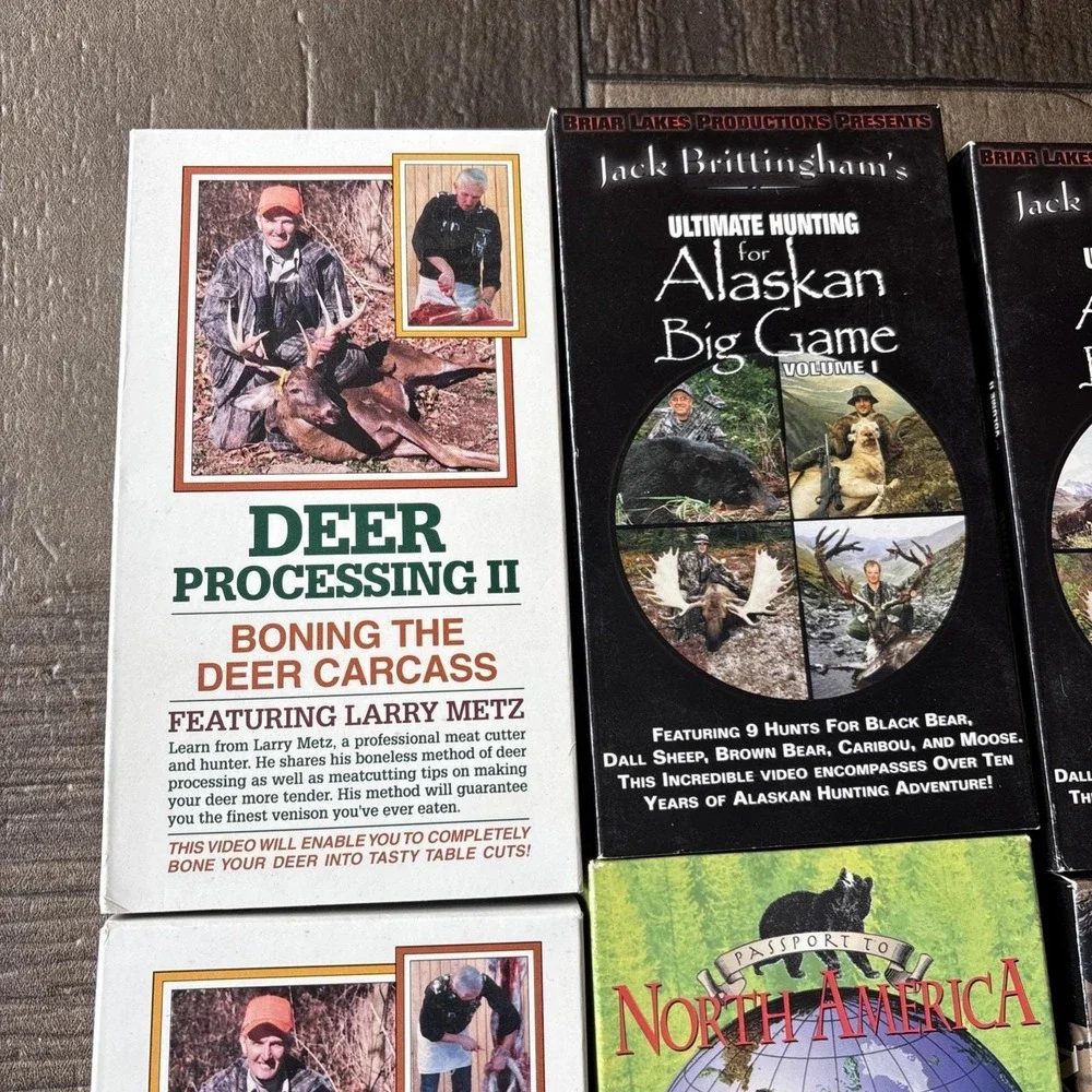 Vtg Lot Of 14 VHS Whitetail Deer Elk Alaska Hunting Monster Bucks Buckmasters